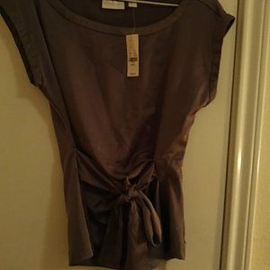 NEW-Silky Cap sleeve Wrap blouse